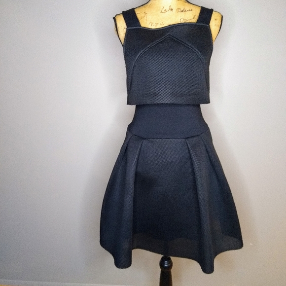 Black Halo Dresses & Skirts - BLACK HALO Black 2 piece Ricci Punk Goth Dress